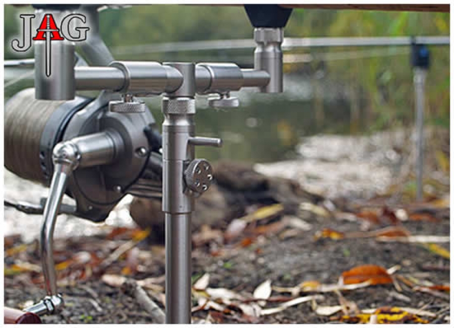 Jag Stainless 2 Rod Adjustable Buzz Bars Buzz Bars, Bank Sticks & Rests