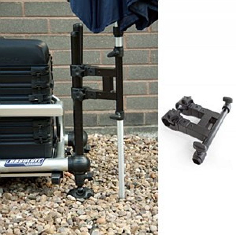 Preston Double Brolly Bracket Short Seat Boxes and Accessories