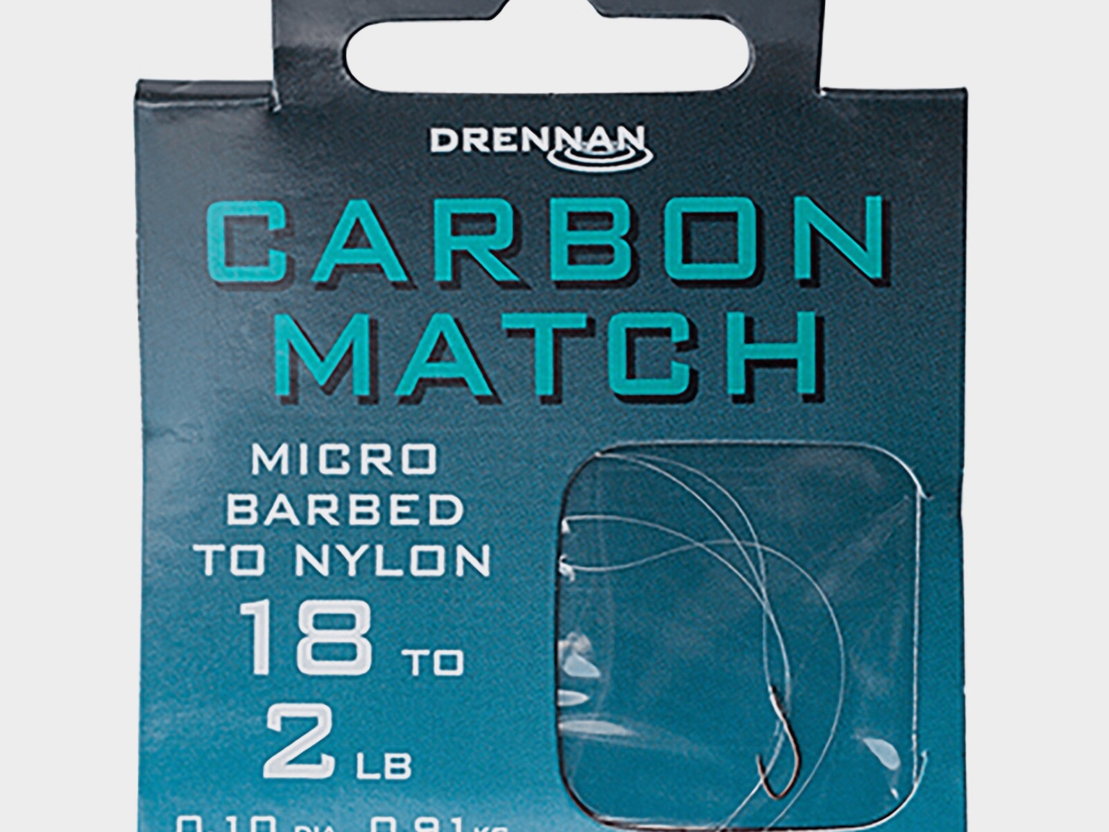 Drennan Carbon Match Barbed Hooks To Nylon